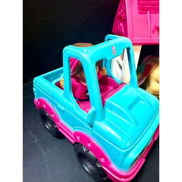 Fisher-price Little People Barbie Horse Stable Playset Light Sounds & 7 Pieces - Picture 5 of 5